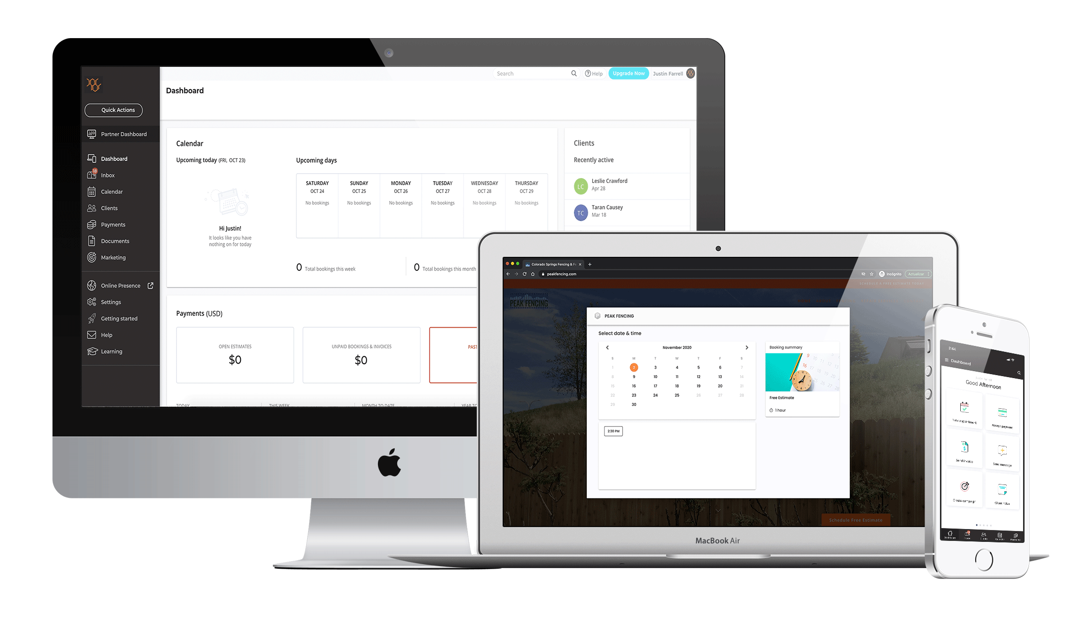 Estimate scheduling software for contractors on all devices